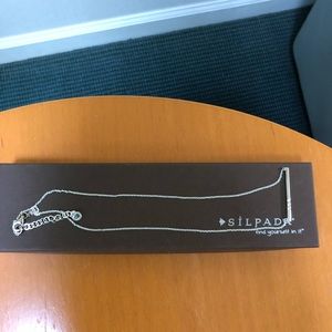 Silpada Sterling silver bar necklace NWOT